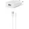 ttec SmartCharger Seyahat Şarj Aleti, 2.1A ve Lightning Kablo, 1m, Beyaz