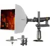 North Bayou NB F7 Ergonomic RGB Aydınlatmalı 32-60 inch Büyük Ekranlar İçin Profesyonel 2026 Versiyon Monitör Standı (32-60 Inch)