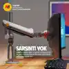 North Bayou NB F7 Ergonomic RGB Aydınlatmalı 32-60 inch Büyük Ekranlar İçin Profesyonel 2026 Versiyon Monitör Standı (32-60 Inch)