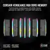 CORSAIR Vengeance RGB DDR5 32GB (1x32GB) 6000MHz CL38 1.35V AMD Expo Intel XMP 3.0 Masaüstü Bellek - Gri (CMH32GX5M1E6000Z38)