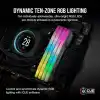 CORSAIR Vengeance RGB DDR5 32GB (1x32GB) 6000MHz CL38 1.35V AMD Expo Intel XMP 3.0 Masaüstü Bellek - Gri (CMH32GX5M1E6000Z38)