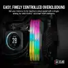 CORSAIR Vengeance RGB DDR5 32GB (1x32GB) 6000MHz CL38 1.35V AMD Expo Intel XMP 3.0 Masaüstü Bellek - Gri (CMH32GX5M1E6000Z38)