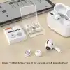 [3 Çift] Yedek Kulaklık Uçları - AirPods Pro 1. ve 2. Nesil İle Uyumlu, Gürültü Azaltma Delikli, AirPods Pro İçin Silikon Kulaklık Uçları, Taşınabilir Saklama Kutusu ve Şarj Kasesine Uygun (S/M/L)