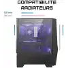 MSI Mag Forge 100M, Temperli Cam, 2X Rgb Fan, 1X 120Mm Fan Atx Gaming Bilgisayar Kasası