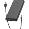 Belkin USB C Taşınabilir Powerbank 20000 mAh, USB Tip C Giriş Çıkış Bağlantı Noktalı 20K Güç Bankası için USB C - A Kablosu Dahil 2 USB A Bağlantı Noktası, Siyah