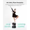 OBSBOT Tiny 3 Lite Yapay Zeka Destekli Mekansal Ses 4K Web Kamerası - 1/2 Sensörlü Kompakt AI Takip PTZ Kamera, Üç Mikrofonlu, Ses Kontrolü, 120FPS, HDR, PC, Mac, Dizüstü Bilgisayar, Akış, Toplantı