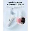 Soundcore by Anker K20i Kulak İçi Bluetooth Kulaklık, 36 Saat Çalma Süresi, Hızlı Şarj, Net Ses, Konforlu Uyum, ENC 2-Mikrofon ile Net Çağrılar, Özelleştirilebilir EQ, IPX5, Bluetooth 5.3, Beyaz