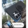 Rongep [Mag-Forge] Samsung Galaxy S26 Ultra için Kılıf 360° Dönebilen Standlı [MagSafe ile Uyumlu] S26 Ultra Koruyucu Güçlü Manyetikli PC+TPU Darbelere Dayanıklı Samsung S26 Ultra Kılıf (Siyah)