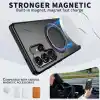 Rongep [Mag-Forge] Samsung Galaxy S26 Ultra için Kılıf 360° Dönebilen Standlı [MagSafe ile Uyumlu] S26 Ultra Koruyucu Güçlü Manyetikli PC+TPU Darbelere Dayanıklı Samsung S26 Ultra Kılıf (Siyah)