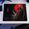 Baskılı Dijital Tasarımlı Oyuncu Mouse Pad, Kaymaz Taban, Dikişli Gaming Mouse Pad Tengu 50x40 Cm