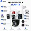 6MP Üç Kameralı WiFi Güvenlik Kamerası PTZ 355 Derece Dönebilen