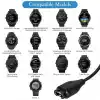 Coverzone Garmin ile Uyumlu USB Şarj Kablosu – Active S, Epix, Fenix, Forerunner, Venu, Vivoactive, Enduro, Instinct, Approach, Swim, Move Luxe Modelleri ile Uyumlu – Hızlı Şarj ve Veri Transferi