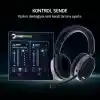 GamePower Ultima Wireless 7.1 Surround 2000 mAh Gaming (Oyuncu) Kulaklık (Yazılım Destekli) (Siyah)