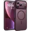 MagSafe Uyumlu iphone 18 promax Kılıf Burgundy Cherry (iPhone 18 Pro Max)