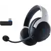 Razer HyperSpeed (Playstation Licensed) - Playstation için kablolu oyun kulaklığı (Triforce 50 mm, HyperClear mikrofon, 3,5 mm jak, platformlar arası uyumluluk) beyaz