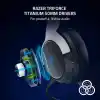 Razer HyperSpeed (Playstation Licensed) - Playstation için kablolu oyun kulaklığı (Triforce 50 mm, HyperClear mikrofon, 3,5 mm jak, platformlar arası uyumluluk) beyaz