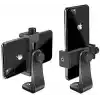 Coverzone Telefon Tripod Tutucu Başlık + Tripod 90° Yönlendirme Aparatı 360 Derece Dönebilen Başlık Tüm Tripodlara Uyumlu Metal Mafsal Aparatı P231 (P231 telefon tutucu + Mafsal)
