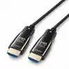 PrimeX PX-FBRHD10 HDMI 2.1 Aktif Fiber Optik Kablo 10 Metre, 8K 60Hz 4K 120Hz 1080p 240Hz, 48Gbps eARC Dynamic HDR VRR ALLM Destekli, SOURCE-DISPLAY Yönlü AOC HDMI Kablosu