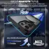 Rongep [Frost-Stand] Samsung Galaxy S25 Ultra için Kılıf Yatay Stantlı Manyetik [MagSafe ile Uyumlu] S25 Ultra Koruyucu Darbeye Dayanıklı Arkası Sert ve Yarı Saydam Samsung S25 Ultra Kılıf (Siyah)