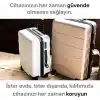Minesk Airtag ile Uyumlu SuperLock Serisi Kilitli Kılıf ve Darbelere Karşı Ultra Güçlü Koruyucu Anahtarlık (Siyah)