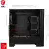 MSI MAG FORGE 320R AIRFLOW Temperli Cam 4x120mm ARGB Fan ATX Gaming Bilgisayar Kasası