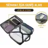 Haegs Laptop Sırt Çantası, Seyahat Çantası Hafif El Çantası Küçük Bavul Valiz, Uçak Onaylı Kabin Çantası, Erkek ve Bayan İçin, 15.6 inç Notebook Dizüstü Bilgisayar Laptop Macbook Çantası