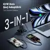 67w GaN Hızlı Şarj Adaptörü, Şarj Cihazı, 1x Type-C Girişi, 1x Usb Girişi, Dijital Gösterge, Güçlü Performans, Şarj Başlığı, Aşırı gerilim, kısa devre, ısınma ve akım koruması