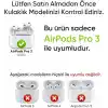 Minesk Airpods Pro 3 ile Uyumlu Leather Skin Parmak izi Tutmayan ve Çizilmeyen Dış Yüzeye Sahip Mükemmel Koruma Sağlayan Orta Sertlikte Silikon Kılıf (Siyah, Airpods Pro 3. Nesil 2025)