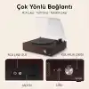 Mikado MN-105 Orbitone Kahverengi Bluetooth Destekli Pikap