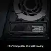 ARCTIC M2 Pro - M.2 2280 SSD için Isı Emici Soğutucu, ARCTIC TP-3 termal pedlerle, PC ve PS5 ile uyumlu, çift ve tek taraflı SSDler için - Siyah