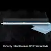 ARCTIC M2 Pro - M.2 2280 SSD için Isı Emici Soğutucu, ARCTIC TP-3 termal pedlerle, PC ve PS5 ile uyumlu, çift ve tek taraflı SSDler için - Siyah