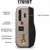 FP-1781BT Mini Cep Radyosu Bluetooth Hoparlör FM Radyo LED Işıklı Şarjlı USB Micro SD MP3 Desteği AUX Kulaklık Çıkışı