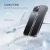 [SARARMAZ] iPhone 13 ve 14 ile uyumlu Crystal Clear Mika Darbe Emici Şeffaf Kılıf (Şeffaf Mika Sararmaz,13-14)