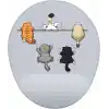 Yaramaz Kediler Bilek Destekli Mouse Pad
