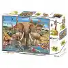 Yetişkinler İçin Afrika Temalı 500 Parça Puzzle