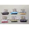 Gemi Magnet 10x8 cm Dekoratif Aksesuar (Ahşap Model)
