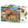 Yetişkin Puzzle Aslan Ailesi 500 Parça Eğlenceli Aktivite