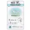 Premium Gece Ped 30 Adet Bio Natural