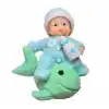 Şık Tasarım Dekoratif Mavi Bebek Biblosu Polyester Süs Eşyası