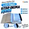 Ergonomik LED Panel Kitap Okuma Lambası ile Göz Yormayan