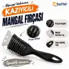 Dayanıklı Ergonomik Mangal Temizlik Fırçası Paslanmaz Çelik Kıllarla
