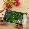 Ergonomik Mini Joystick Oyun Kumandası Aparatı Telefon ve Tablet İçin