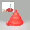 Ergonomik Katlanabilir Silikon Huni ile Kolay Döküm Seti