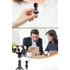 Ergonomik Kablosuz Yaka Mikrofonu Android ve i Phone Uyumlu Mini Ses Kaydedici