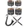Deri Leoparlı 4lü Harness Set - TCX19600