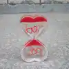 Şık Tasarımlı Jel Kum Saati 13 cm x 7.5 cm Dekorasyon