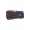 Gaming Oyuncu Klavye Mouse Seti LED Işıklı Siyah