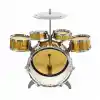 Profesyonel Jazz Drum Bateri Seti 1 Adet