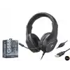RGB USB Kulaklık 40mm Hoparlör Siyah