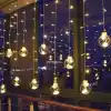 Dekoratif Küre Toplu Perde Led Işık 2,7 Metre 12 Saçaklı